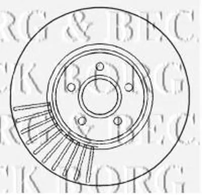 Тормозной диск BORG & BECK купить