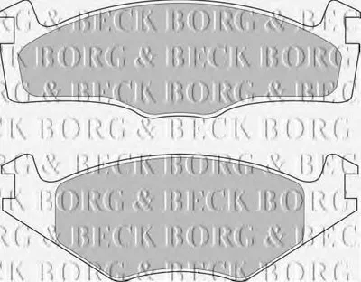 Комплект тормозных колодок, дисковый тормоз BORG & BECK купить