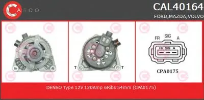 Генератор GENUINE SERIES CASCO купить