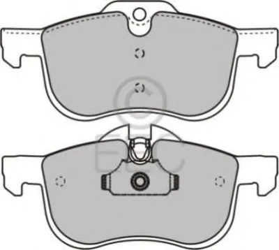 Комплект тормозных колодок, дисковый тормоз EEC купить