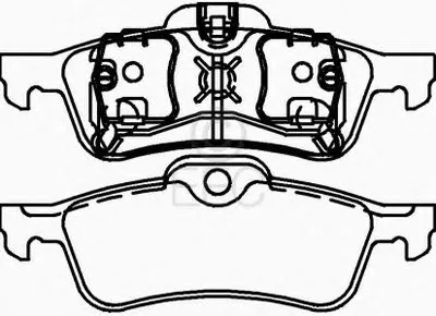 Комплект тормозных колодок, дисковый тормоз EEC купить