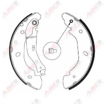 Комплект тормозных колодок ABE купить