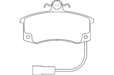 Комплект тормозных колодок, дисковый тормоз WAGNER купить