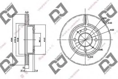 Тормозной диск DJ PARTS купить