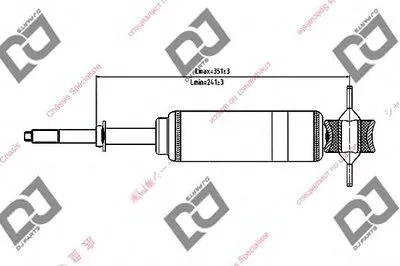 Амортизатор DJ PARTS купить