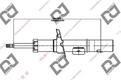 Амортизатор DJ PARTS купить