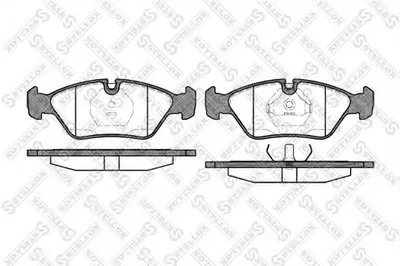 Комплект тормозных колодок, дисковый тормоз STELLOX купить