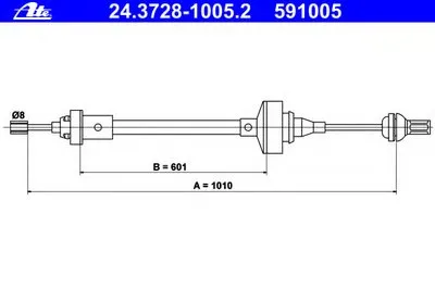 Тросик сцепления ATE купить