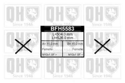 Тормозной шланг QUINTON HAZELL купить