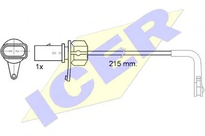 Сигнализатор, износ тормозных колодок ICER купить