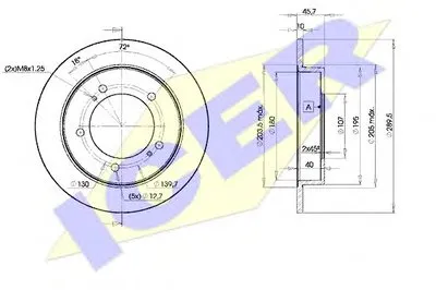 Тормозной диск ICER купить