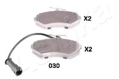 Комплект тормозных колодок, дисковый тормоз ASHIKA купить