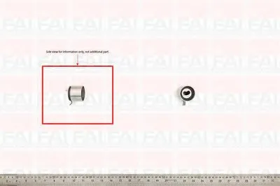 Натяжной ролик, ремень ГРМ FAI AutoParts купить