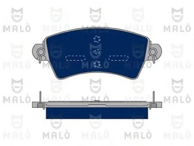 Комплект тормозных колодок, дисковый тормоз MALÒ купить