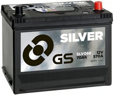 Батарея аккумуляторная Gs 12В 70Ач 570A(EN) R+-GS-SLV068-1