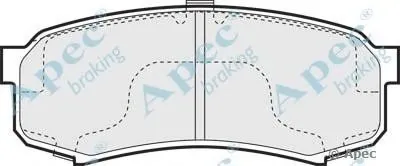 Комплект тормозных колодок, дисковый тормоз APEC braking купить