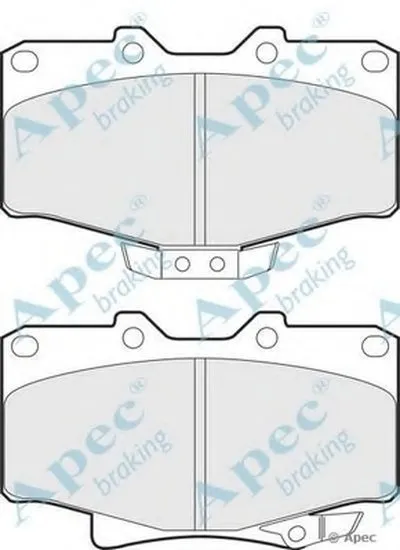 Комплект тормозных колодок, дисковый тормоз APEC braking купить