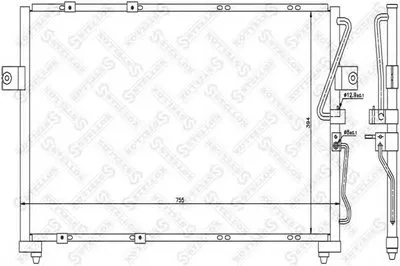 Конденсатор, кондиционер STELLOX купить