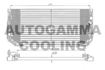Конденсатор, кондиционер AUTOGAMMA купить