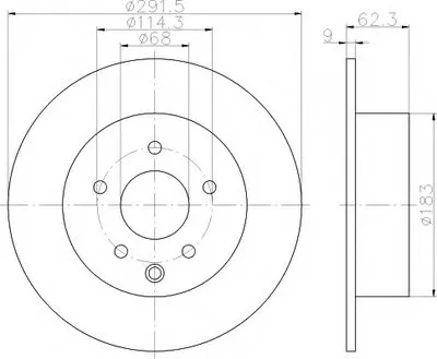 Тормозной диск MINTEX купить