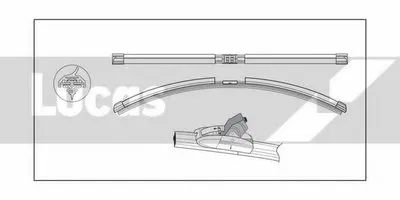 Щетка стеклоочистителя LUCAS ELECTRICAL купить