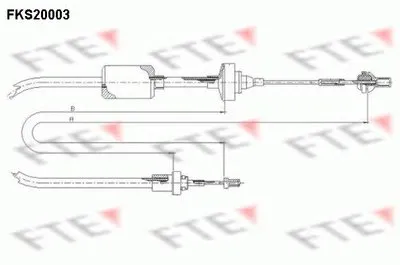 Тросик сцепления FTE купить
