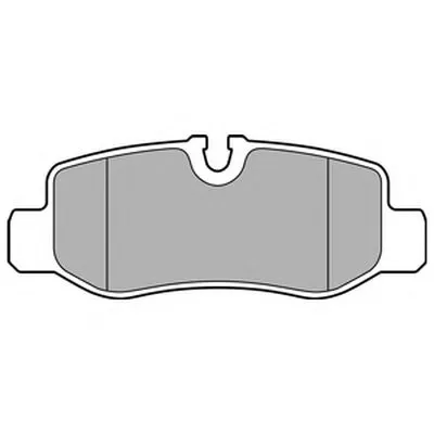 Комплект тормозных колодок, дисковый тормоз DELPHI купить