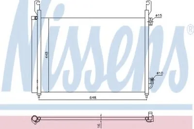 Конденсатор, кондиционер NISSENS купить