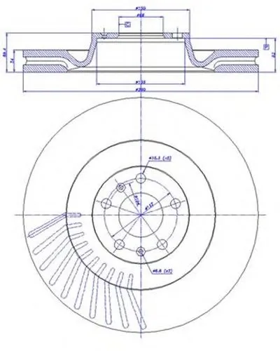 Тормозной диск HC CAR купить