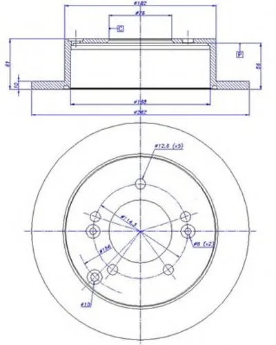 Тормозной диск CAR купить