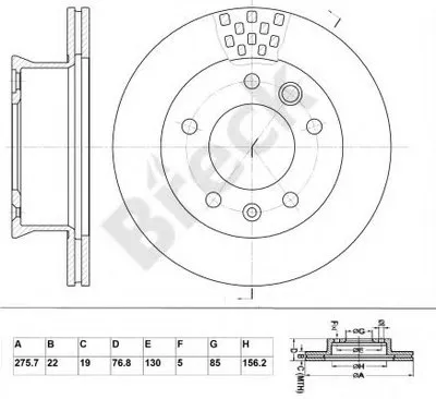 Тормозной диск BRECK купить