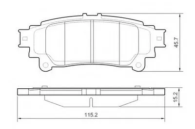 Комплект тормозных колодок, дисковый тормоз E.T.F. купить
