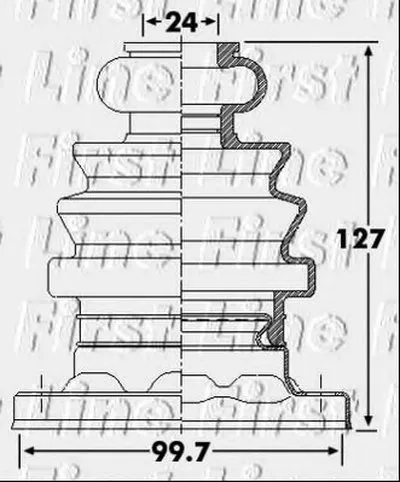 Пыльник, приводной вал FIRST LINE купить