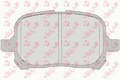 Комплект тормозных колодок, дисковый тормоз VILLAR купить
