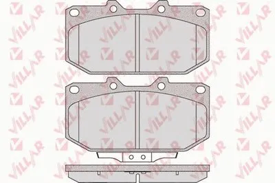 Комплект тормозных колодок, дисковый тормоз VILLAR купить