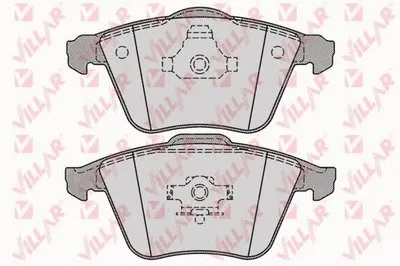 Комплект тормозных колодок, дисковый тормоз VILLAR купить