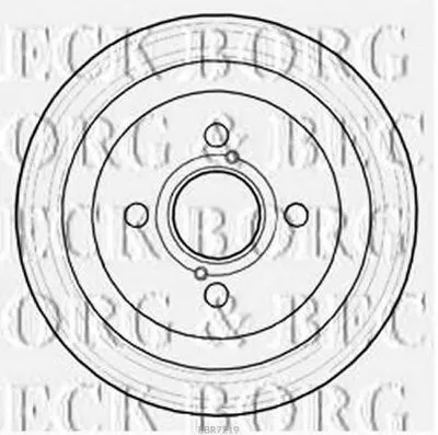 Тормозной барабан BORG & BECK купить