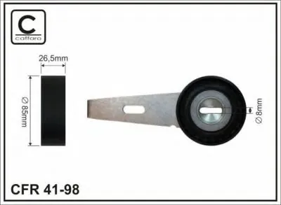 Натяжитель ремня, клиновой зубча CAFFARO купить