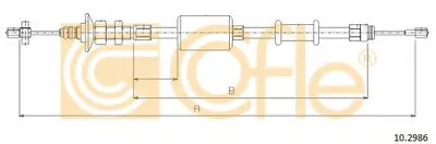 Тросик сцепления COFLE купить