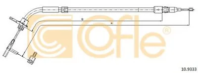 Трос, стояночная тормозная система COFLE купить