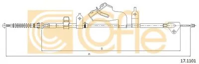 Трос, стояночная тормозная система COFLE купить