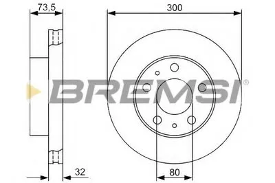 Тормозной диск BREMSI купить