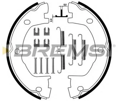 Комплект тормозных колодок, стояночная тормозная система BREMSI купить