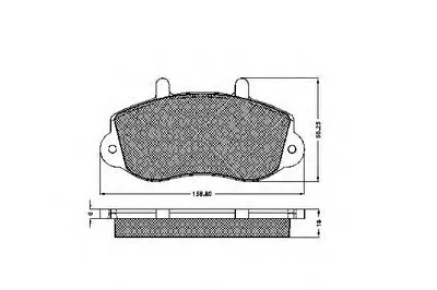 Комплект тормозных колодок, дисковый тормоз SPIDAN купить