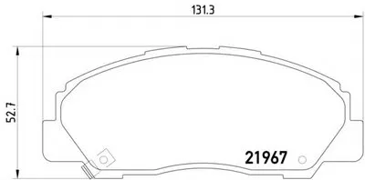 Комплект тормозных колодок, дисковый тормоз HELLA купить
