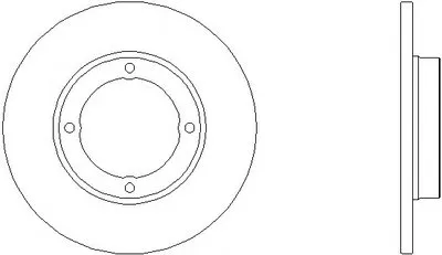 Тормозной диск HELLA купить