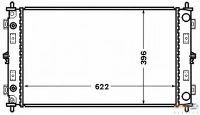 Радиатор, охлаждение двигателя BEHR HELLA SERVICE HELLA купить