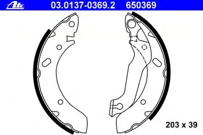 Комплект тормозных колодок ATE купить