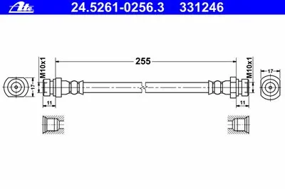 Тормозной шланг ATE купить