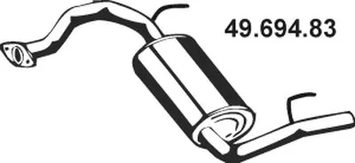 Глушитель выхлопных газов конечный EBERSPÄCHER купить